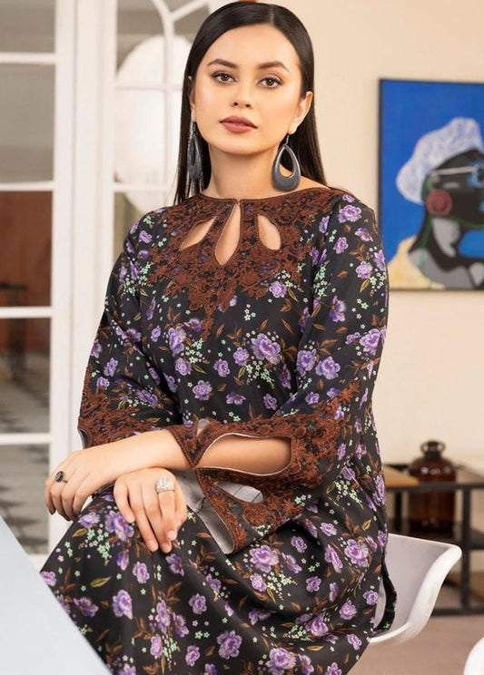 CHARIZMA CHAMBRAY LINEN UNSTICHED PRINTED 3PC