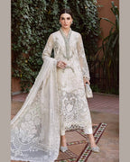 MARIA.B LAWN UNSTITCHED EMB 3PC 25’ (6-A) - City Cloth House