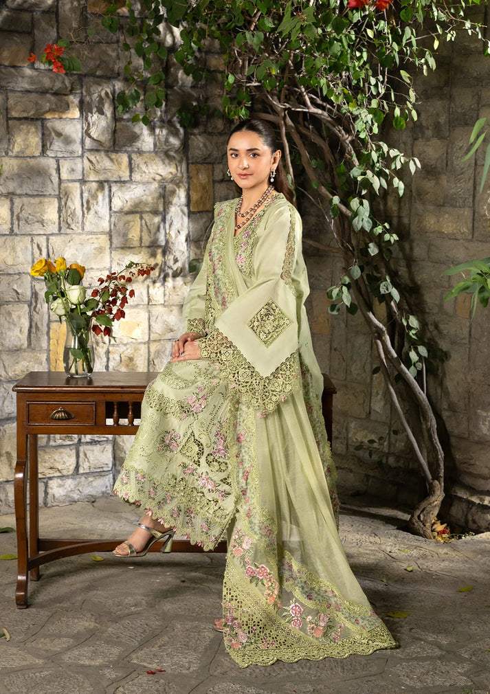 ELAF LAWN LUXURY UNSTITCHED EMB 3PC