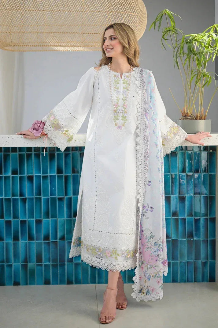 NIMSAY LAWN LUXURY UNSTITCHED EMB 3PC - City Cloth House
