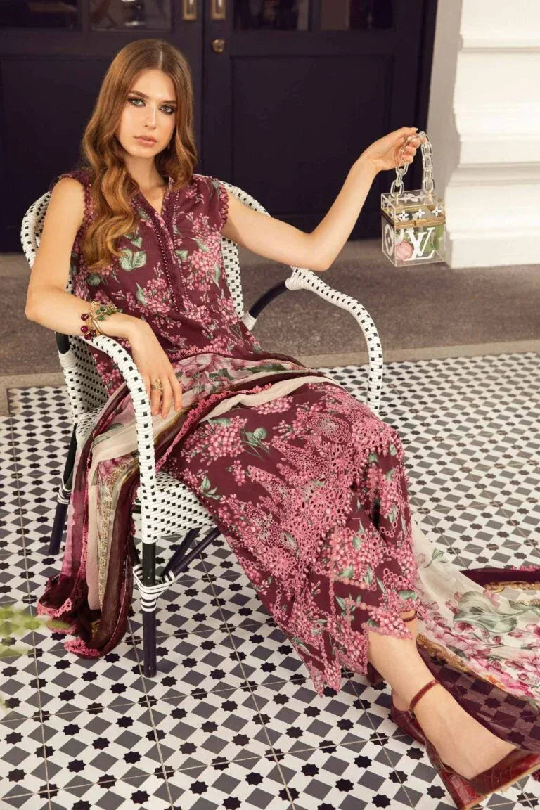 MARIA.B KARANDI UNSTITCHED PRINTED 3PC - City Cloth House