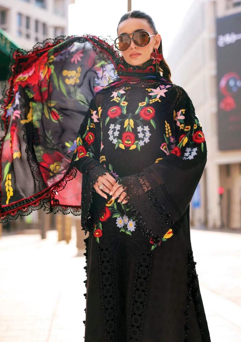 MARIA.B LAWN LUXURY UNSTITCHED EMB 10-B 3PC