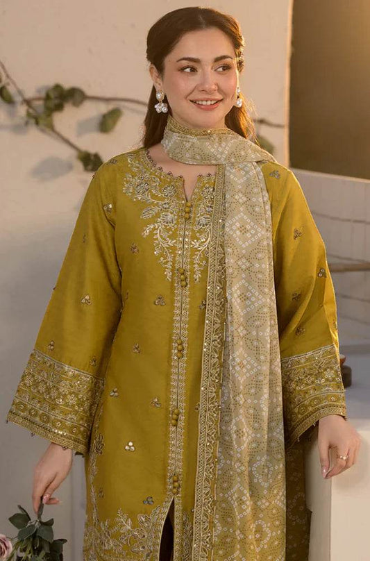 LAAM LAWN PREMIUM UNSTITCHED EMB 3PC - City Cloth House