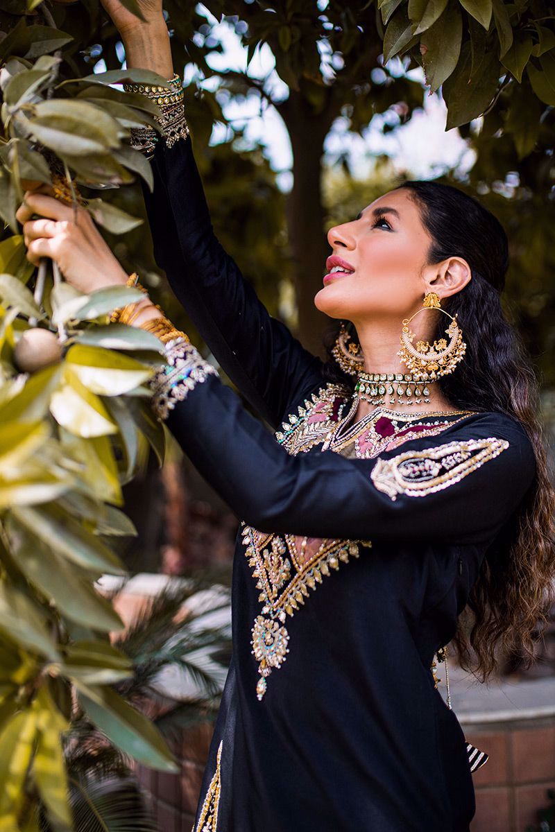 Marasim | Emb Unstitched Raw silk 2pc