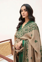 CITY FABRICS DHANAK UNSTITCHED EMB 3PC - City Cloth House