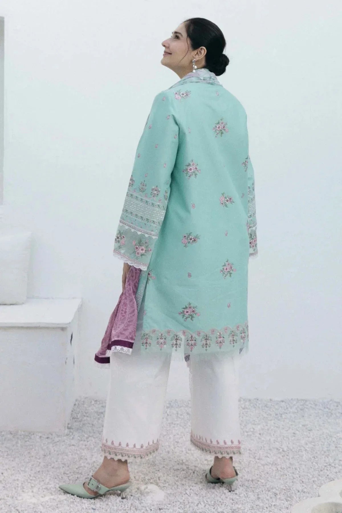 ZARA SHAHJAHAN LAWN PREMIUM UNSTITCHED EMB 3PC - City Cloth House