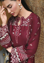 QALAMKAR LAWN PREMIUM UNSTITCHED EMB 3PC