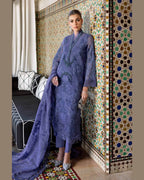 MARIA.B LAWN LUXURY UNSTITCH EMB 3PC 25’ (6-B) - City Cloth House