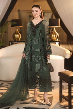 MARIA.B CHIFFON UNSTITCHED EMB D-7 SUIT