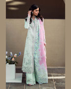 QALAMKAR LAWN UNSTITCHED EMB 3PC - City Cloth House