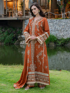 Amber | Emb Unstitched Dhanak 3pc