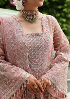 KANWAL MALIK ORGANZA UNSTITCHED EMB SHABNAM SUIT - City Cloth House