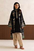 Siyah | Emb Unstitched Dhanak 3pc