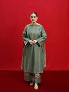 Zareen | Emb Unstitched Dhanak 3pc