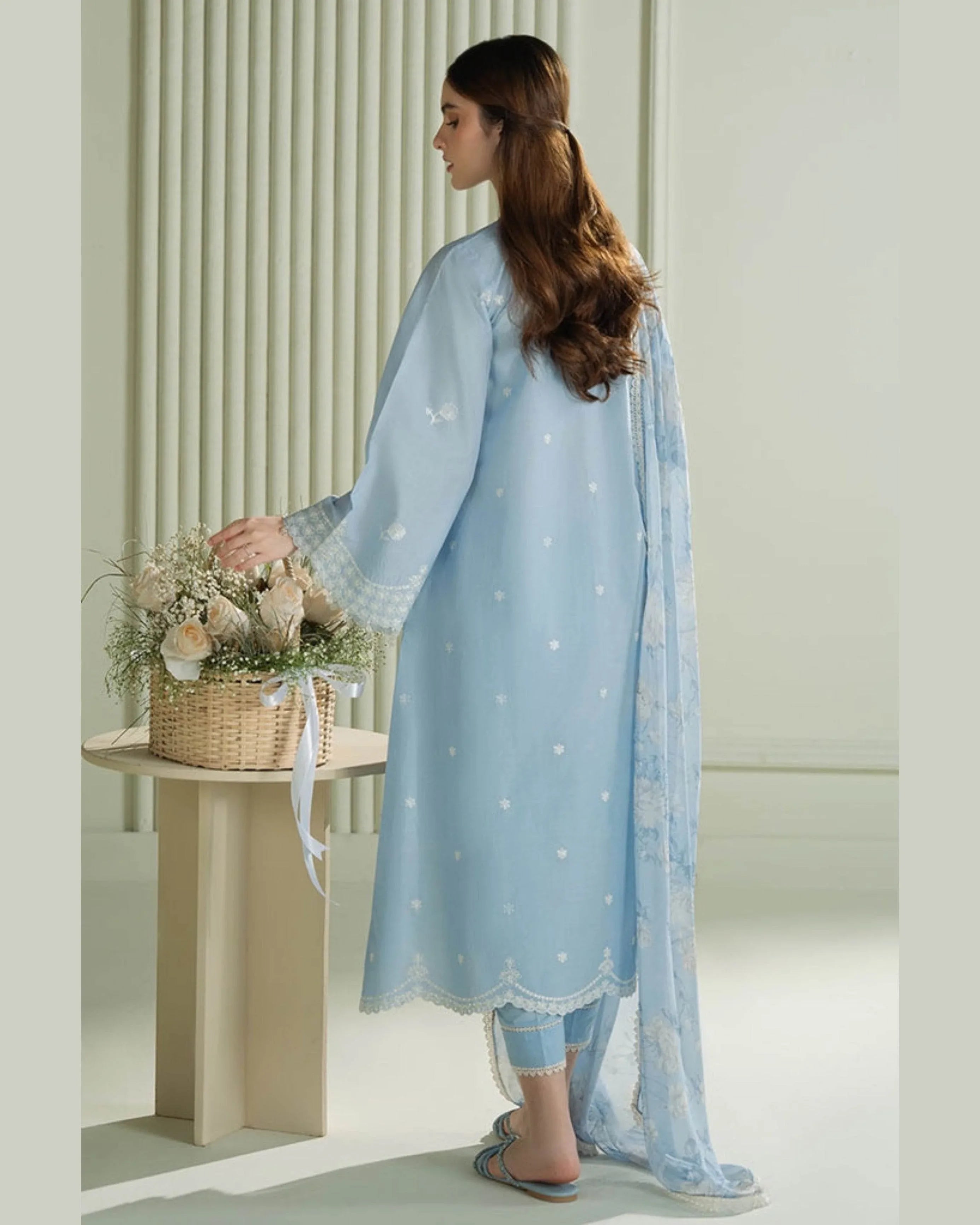 CROSS STITCH LAWN LUXURY UNSTICH EMB 3PC - City Cloth House