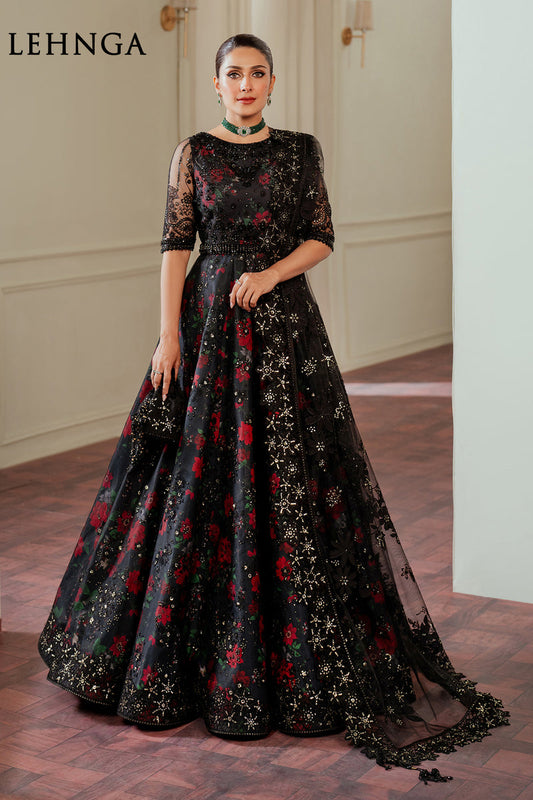 BAROQUE NET UNSTITCHED EMB MAXI BQU-CH-13-05