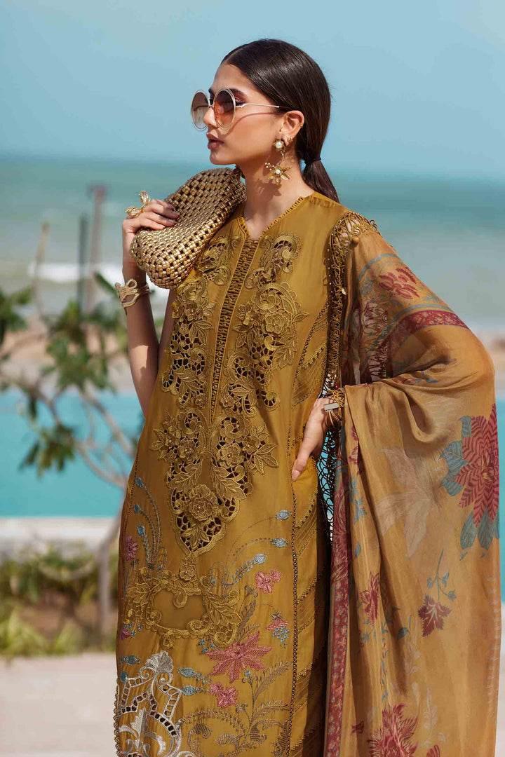 MARIA.B PREMIUM UNSTITCH EMB 3PC EID LAWN-25-06 - City Cloth House