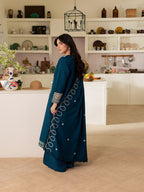 Nazakat | Emb Unstitched Dhanak 3pc