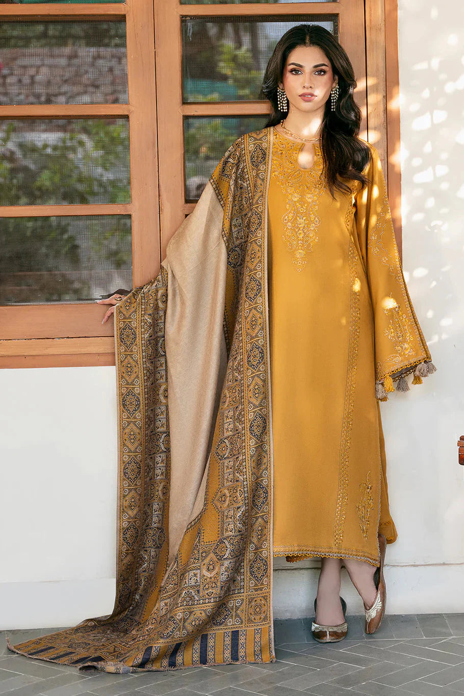 Riwaayat | Emb Unstitched Dhanak 3pc