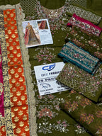 MARIA.B ORGANZA UNSTITCHED EMB MAXI - City Cloth House