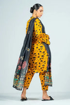 BAROQUE KHADDAR UNSTICH PRINTED 3PC - City Cloth House