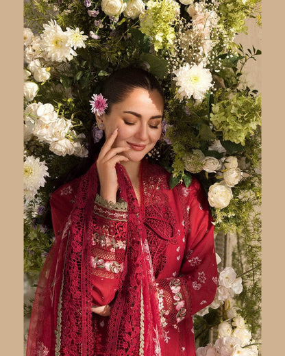 SOBIA NAZIR LAWN UNSTITCHED EMB 3PC - City Cloth House