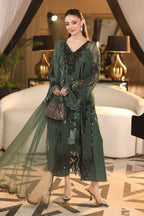 MARIA.B CHIFFON UNSTITCHED EMB D-7 SUIT