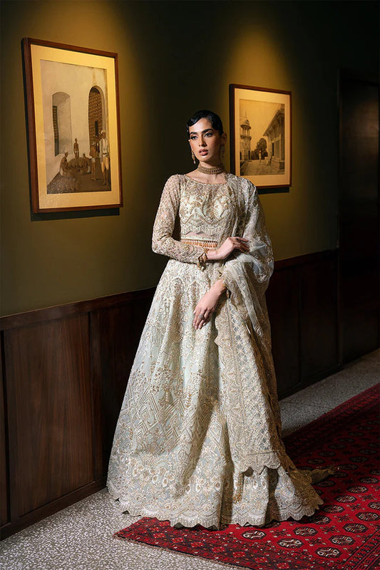 SAIRA RIZWAN ORGANZA UNSTITCHED EMB SRF-D-2 MAXI