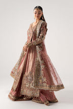 MARIA.B TISSUE NET UNSTITCHED EMB SUIT