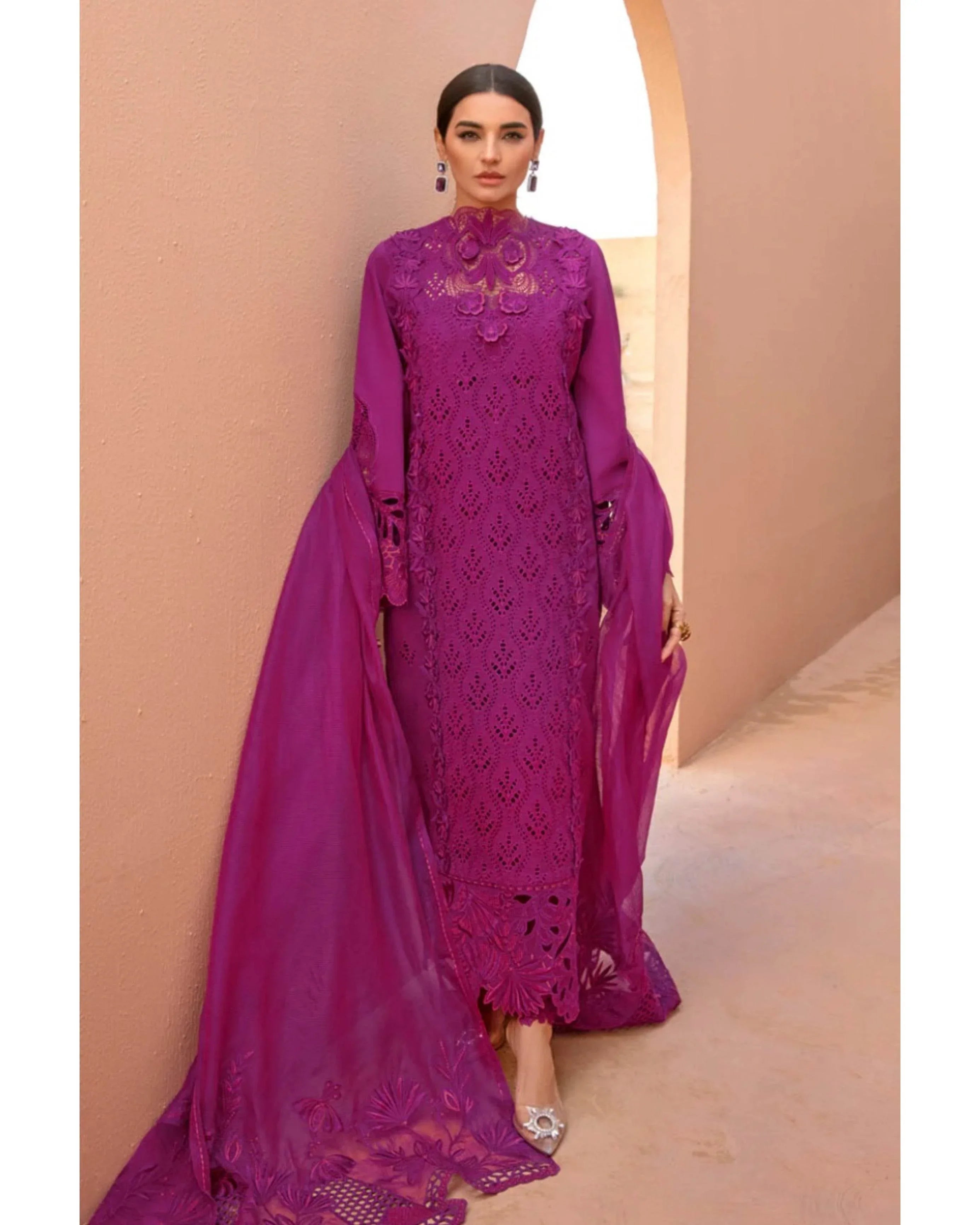 RANG RASIYA LAWN UNSTITCHED EMB 3PC - City Cloth House