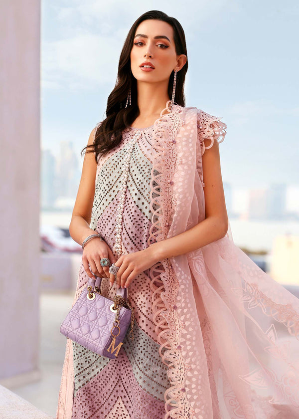 MARIA.B LAWN PREMIUM UNSTITCHED 12-B EMB 3PC