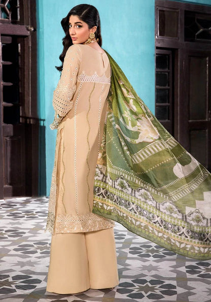 ELAF LAWN UNSTICH EMB 3PC CLAM SHELL (EFC-9) - City Cloth House