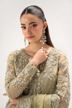 MARIA.B NET UNSTITCHED EMB MAXI