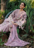 CRIMSON LAWN LUXURY UNSTITCHED D-6B EMB 3PC