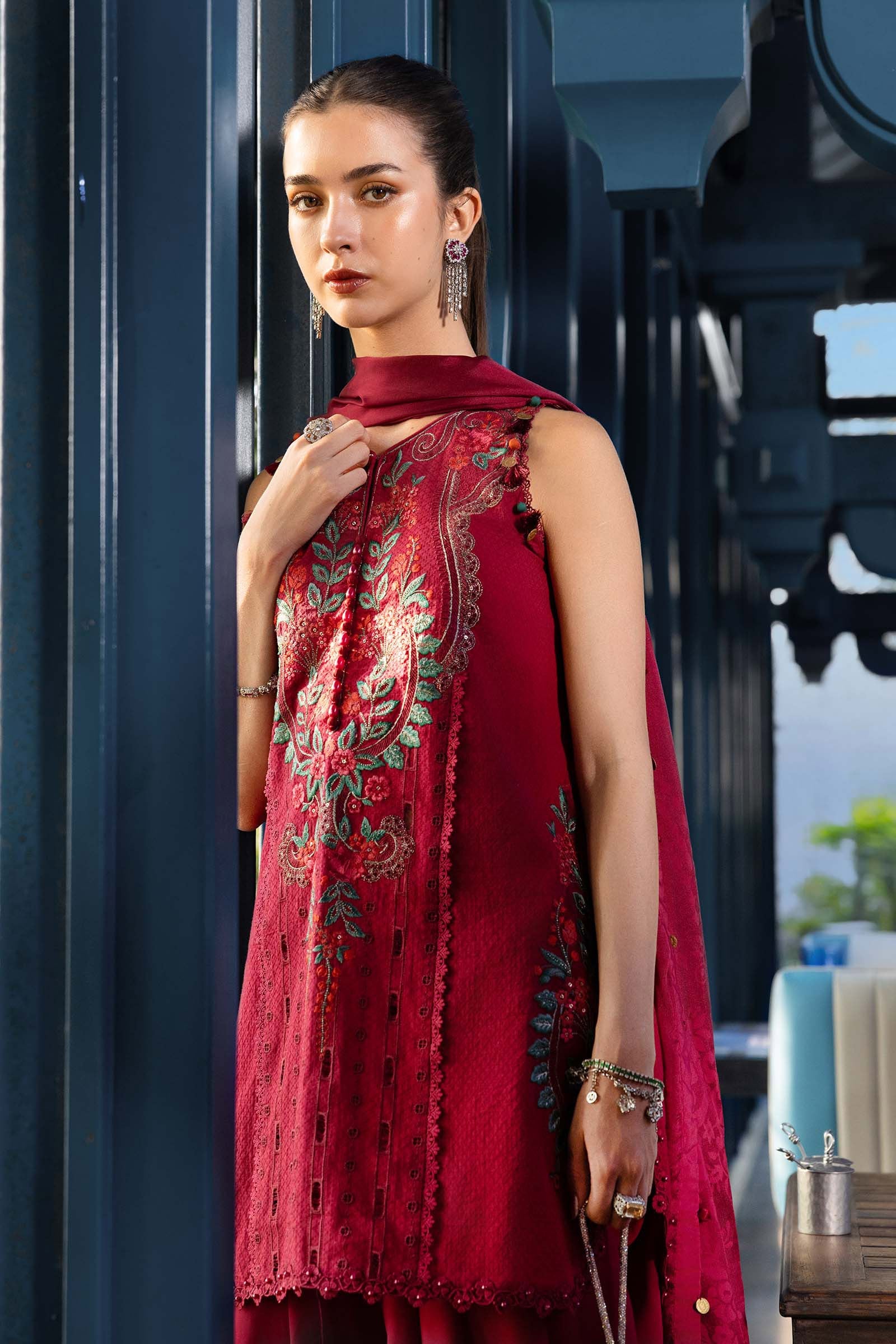 MARIA.B LAWN LUXURY UNSTITCHED EMB 3PC