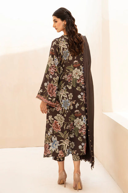 BAROQUE KHADDAR UNSTICH PRINTED 3PC