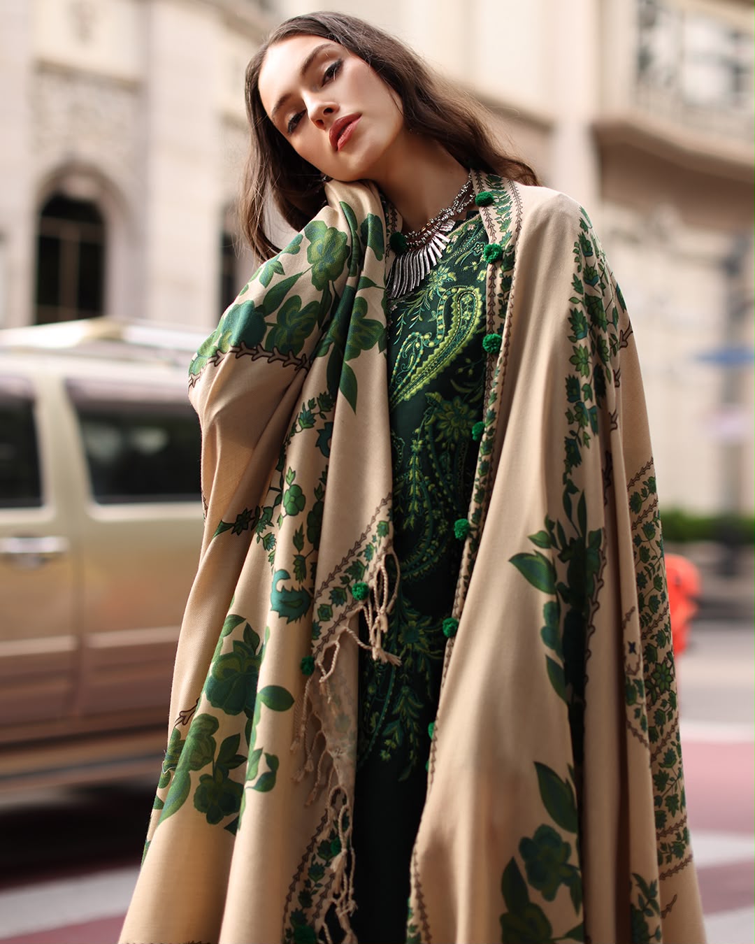 Kashish | Emb Unstitched Dhanak 3pc