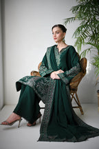Nazakat | Emb Unstitched Dhanak 3pc