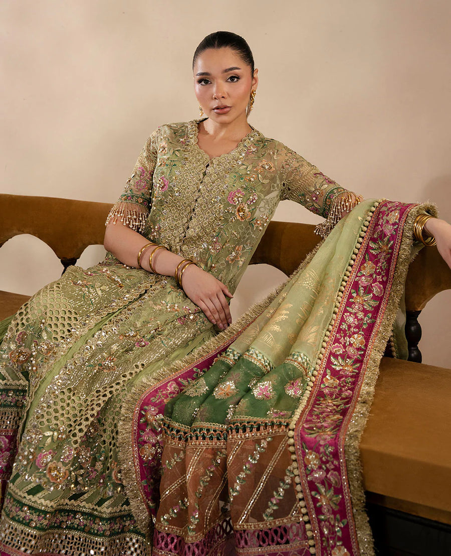 REPUBLIC ORGANZA UNSTITCHED EMB JULIANE SUIT