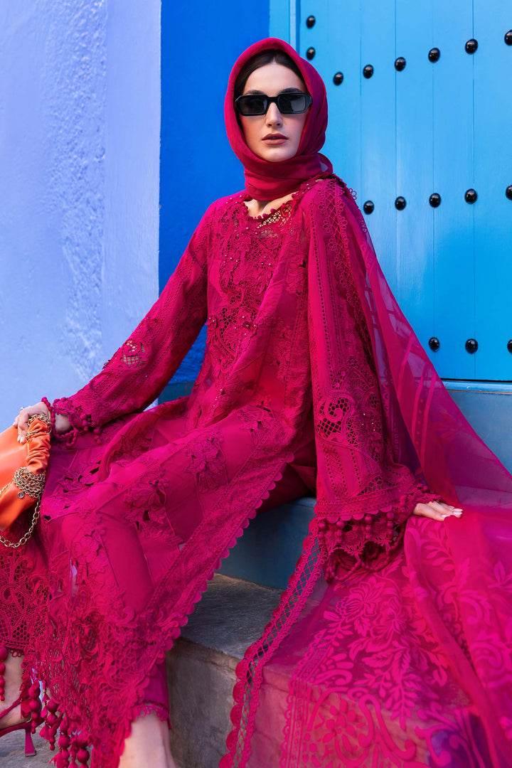 MARIA.B LAWN LUXURY UNSTITCH EMB 3PC 25’ (8-A) - City Cloth House