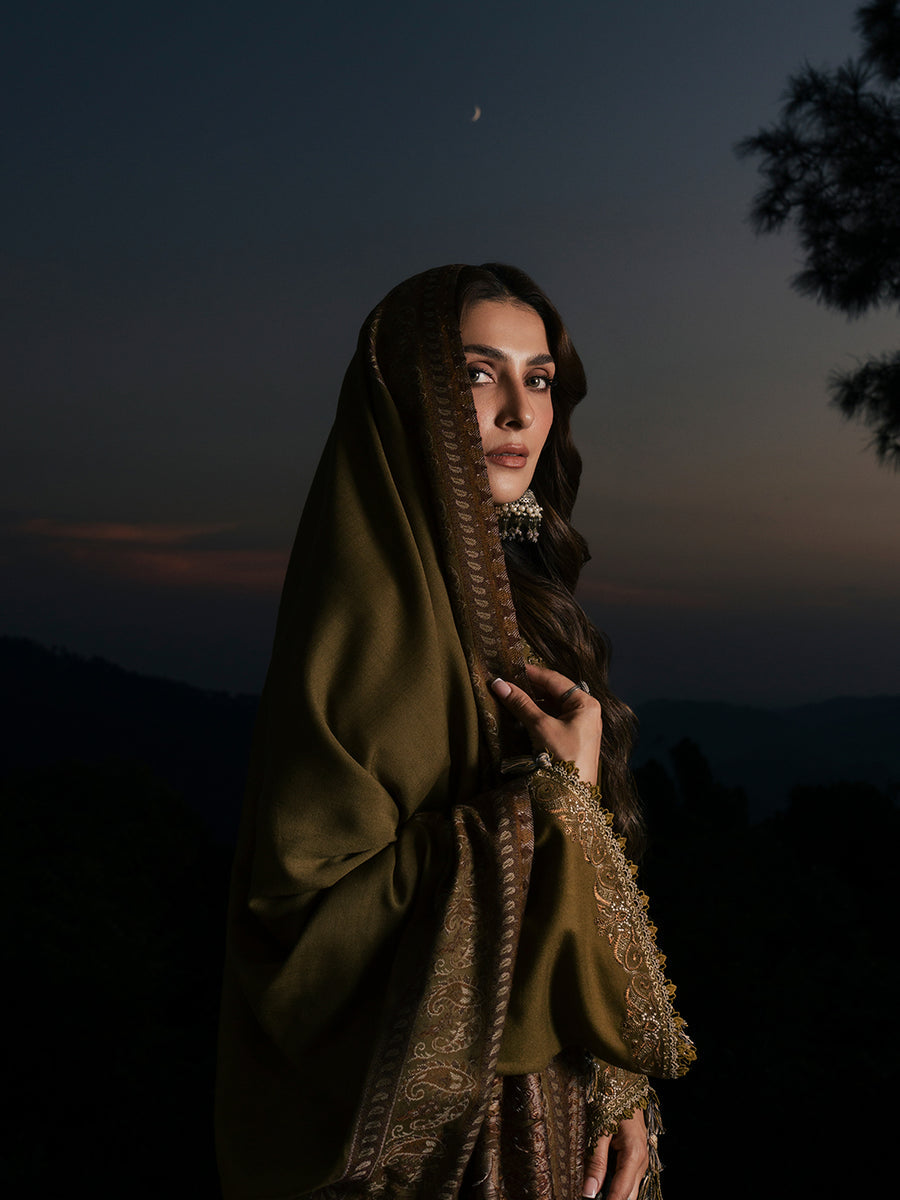 Roheen | Emb Unstitched Dhanak 3pc