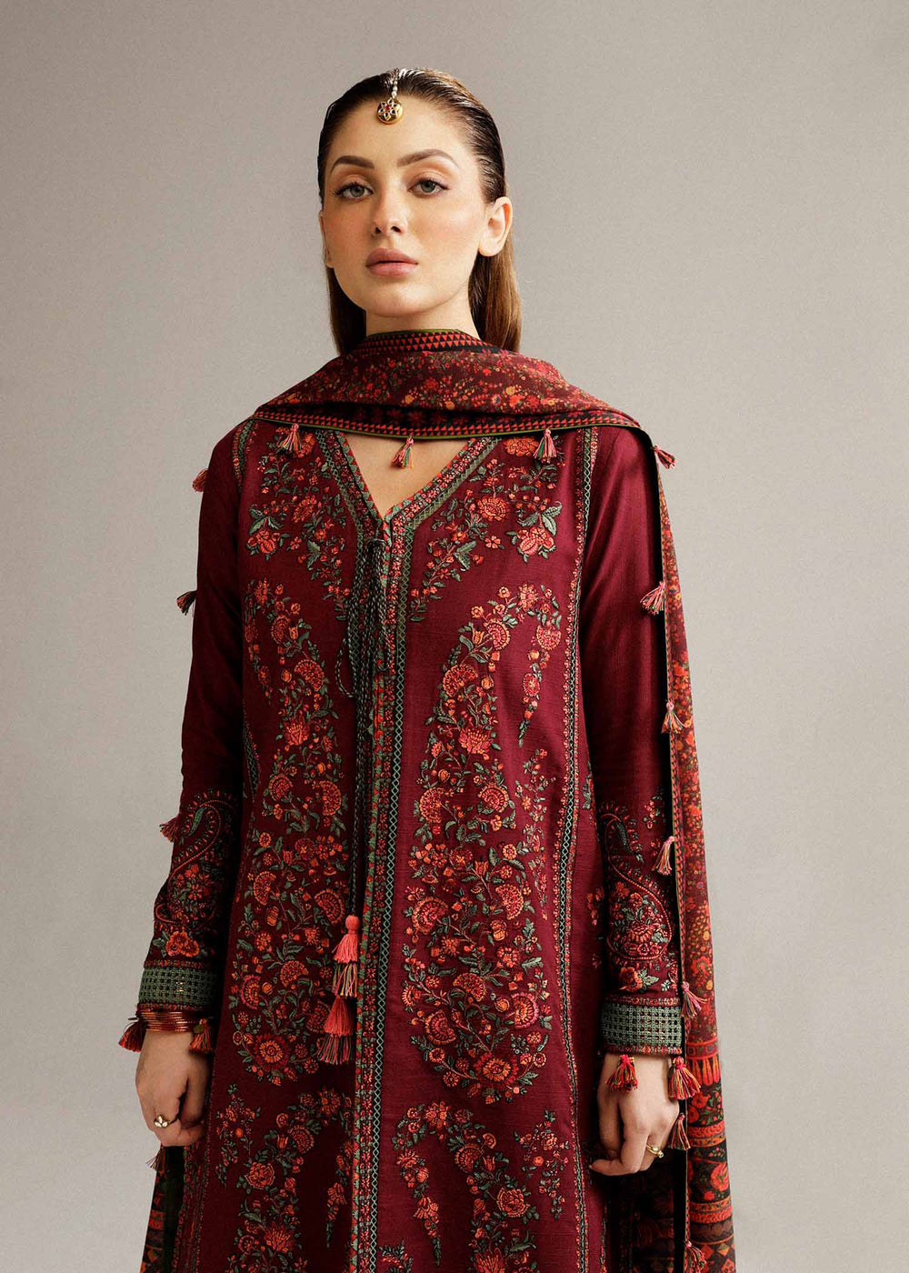 Ziana | Emb Unstitched Dhanak 3pc