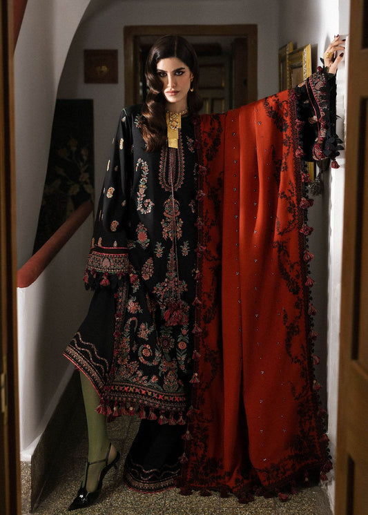 HUSSAIN REHAR LAWN UNSTITCHED EMB 3PC - City Cloth House