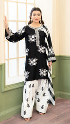 NUREH LAWN PREMIUM UNSTITCHED EMB 3PC