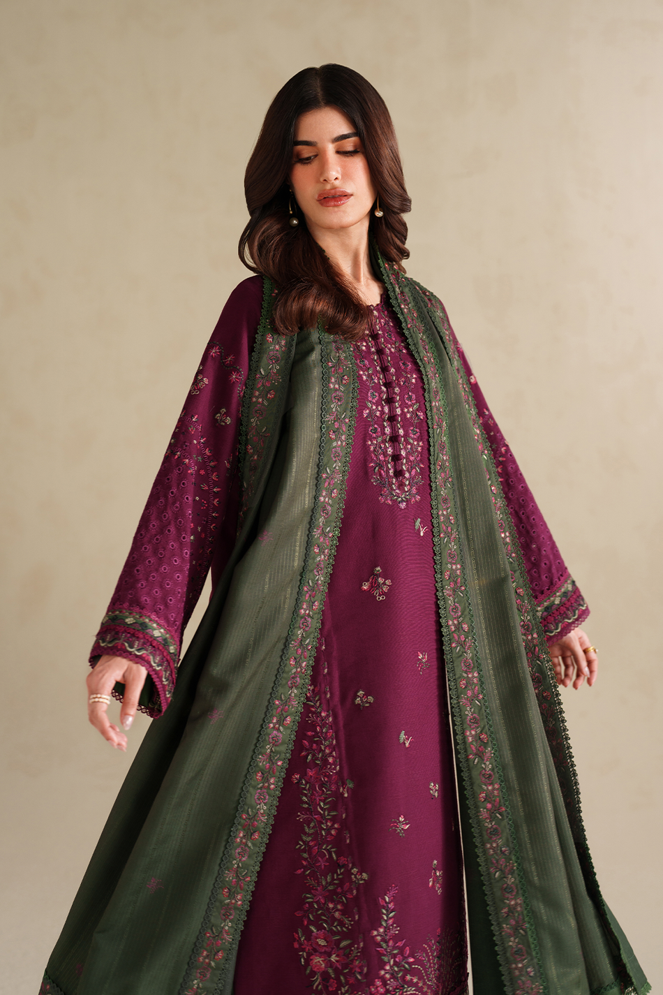 Zariya | Emb Unstitched Dhanak 3pc