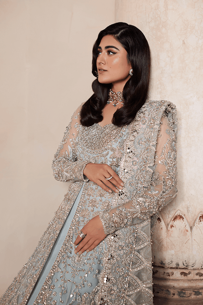 SORAYA ORGANZA UNSTITCHED EMB MAXI - City Cloth House