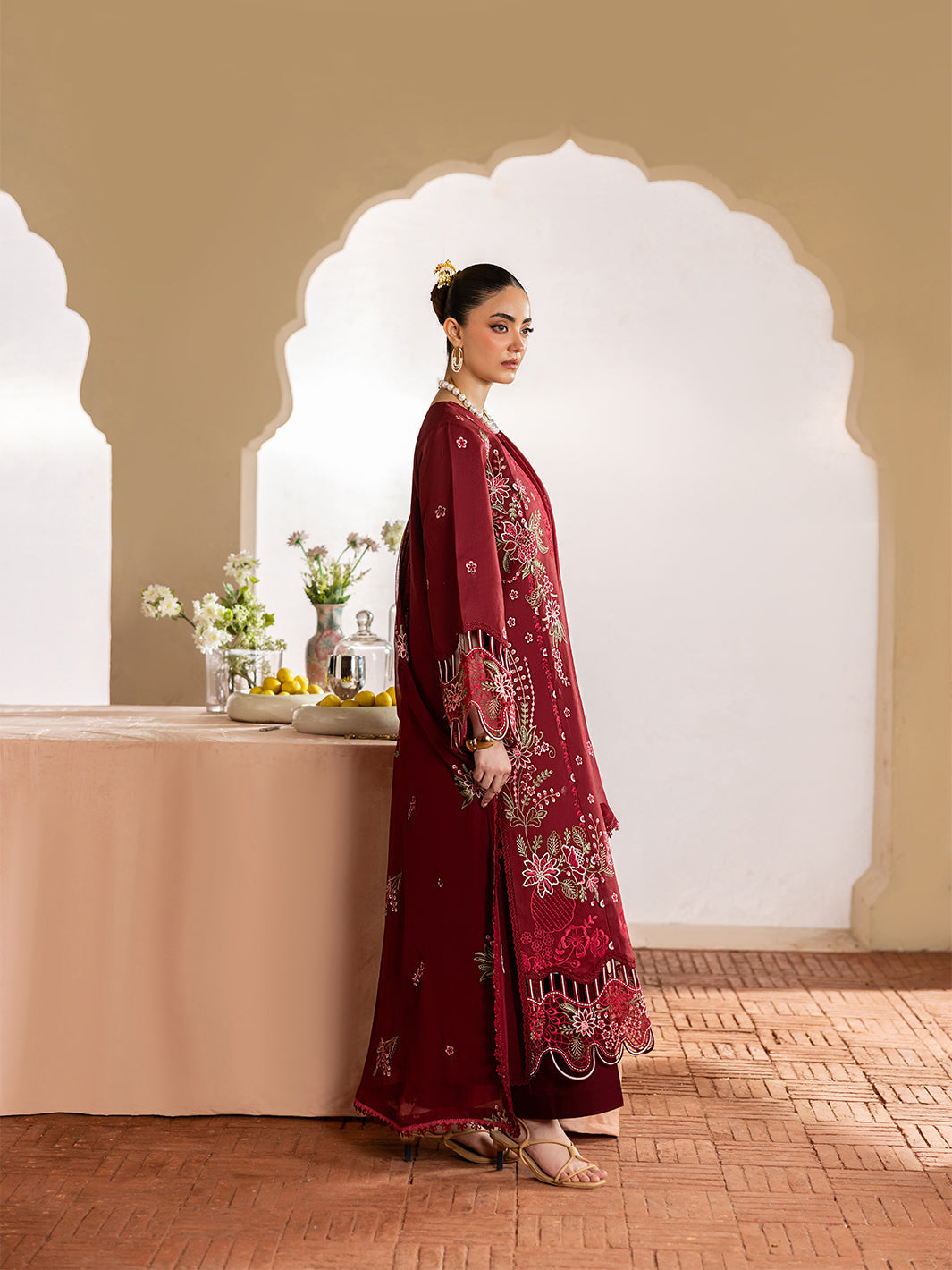 Laila | Emb Unstitched Dhanak 3pc
