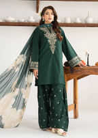 Kataan | Emb Unstitched Dhanak 3pc