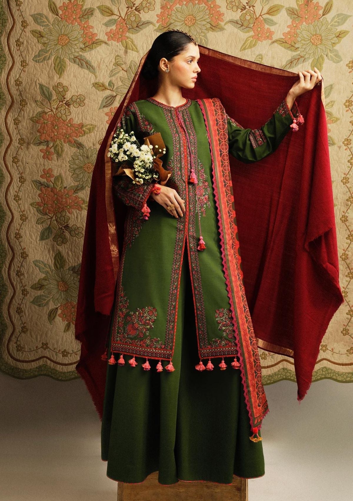 Naqsh | Emb Unstitched Dhanak 3pc