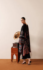 Siyah | Emb Unstitched Dhanak 3pc